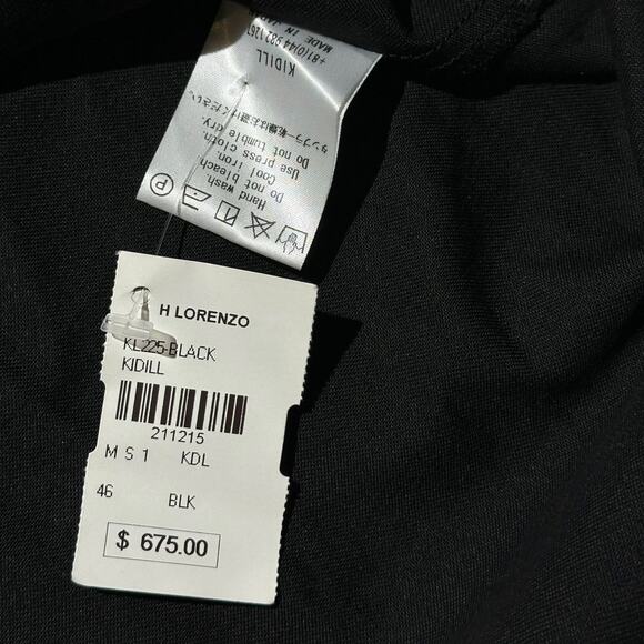 $675 graphic patchwork button down - Picture 3 of 3